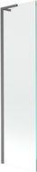 Mexen Next L Single-Panel Bath Screen 50 x 150 cm, Transparent, Brushed Gun Gray - 895-050-000-03-00-66
