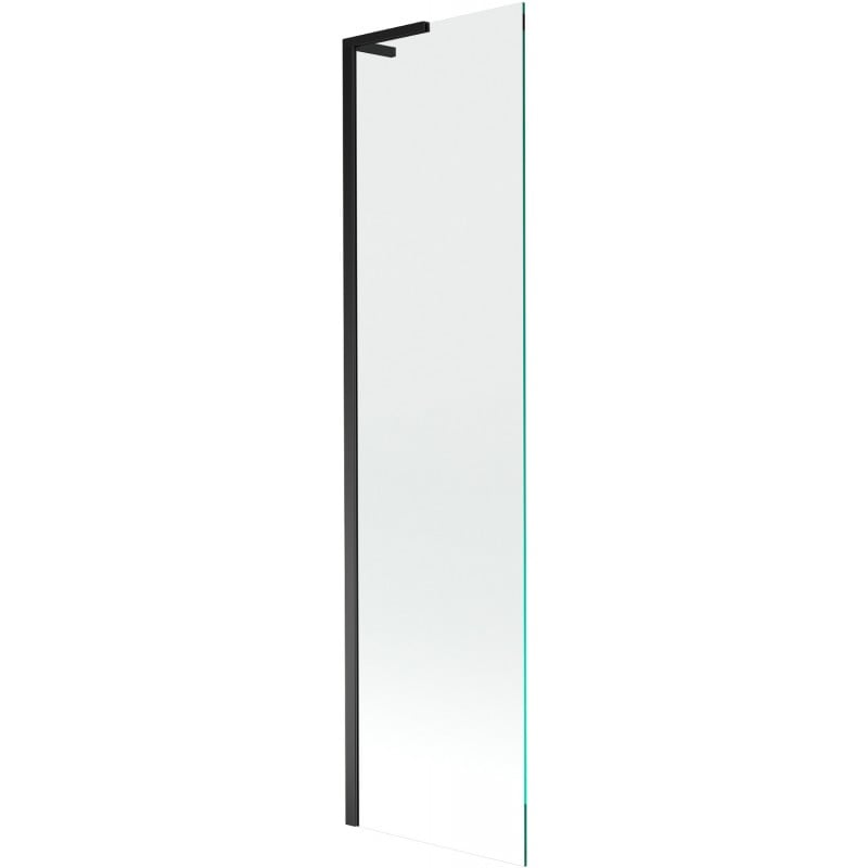 Mexen Next L bathtub screen 1-winged 50 x 150 cm, transparent, black - 895-050-000-03-00-70
