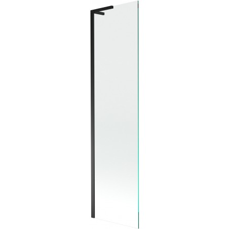 Mexen Next L 1-panel bath screen 50 x 150 cm, transparent, black - 895-050-000-03-00-70