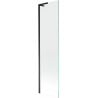 Mexen Next L bathtub screen 1-winged 50 x 150 cm, transparent, black - 895-050-000-03-00-70
