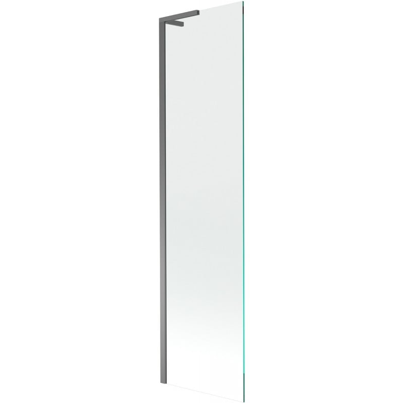 Mexen Next L 1-wing Bathtub Screen 50 x 150 cm, Transparent, Gun Metal - 895-050-000-03-00-95
