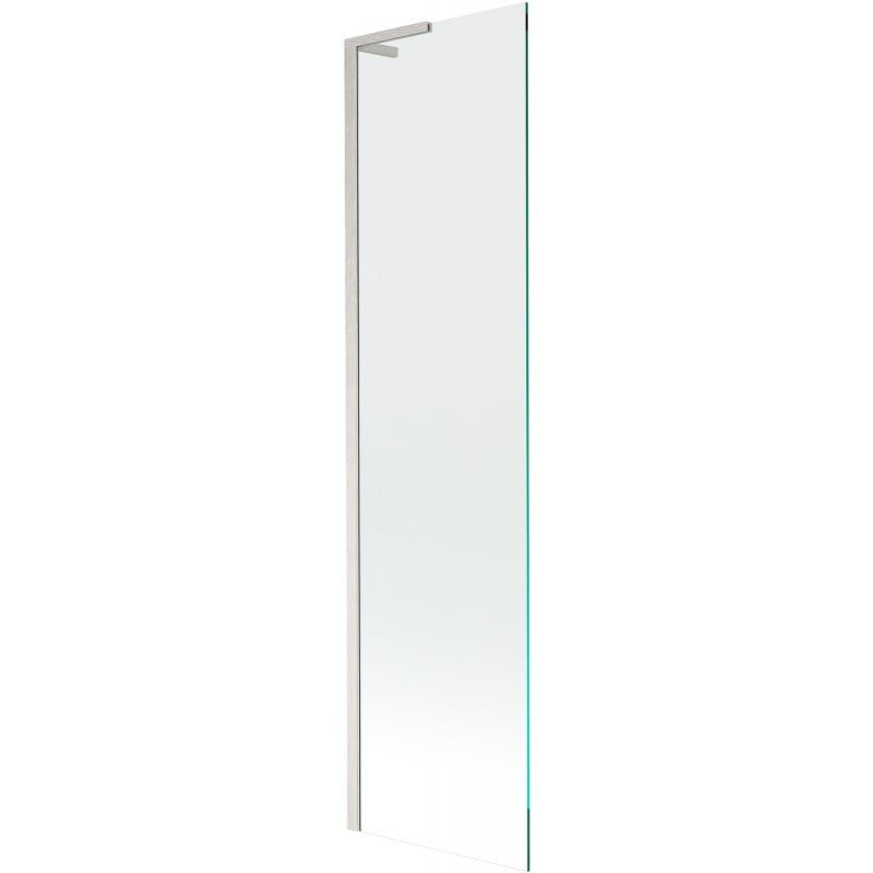 Mexen Next L Bathtub Screen 1-Panel 50 x 150 cm, Transparent, Brushed Nickel - 895-050-000-03-00-97