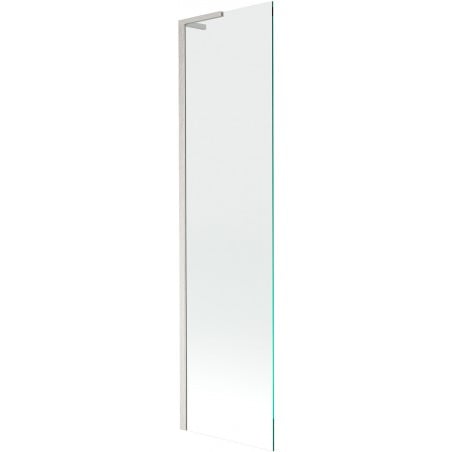 Mexen Next L Bathtub Screen 1-Panel 50 x 150 cm, Transparent, Brushed Nickel - 895-050-000-03-00-97