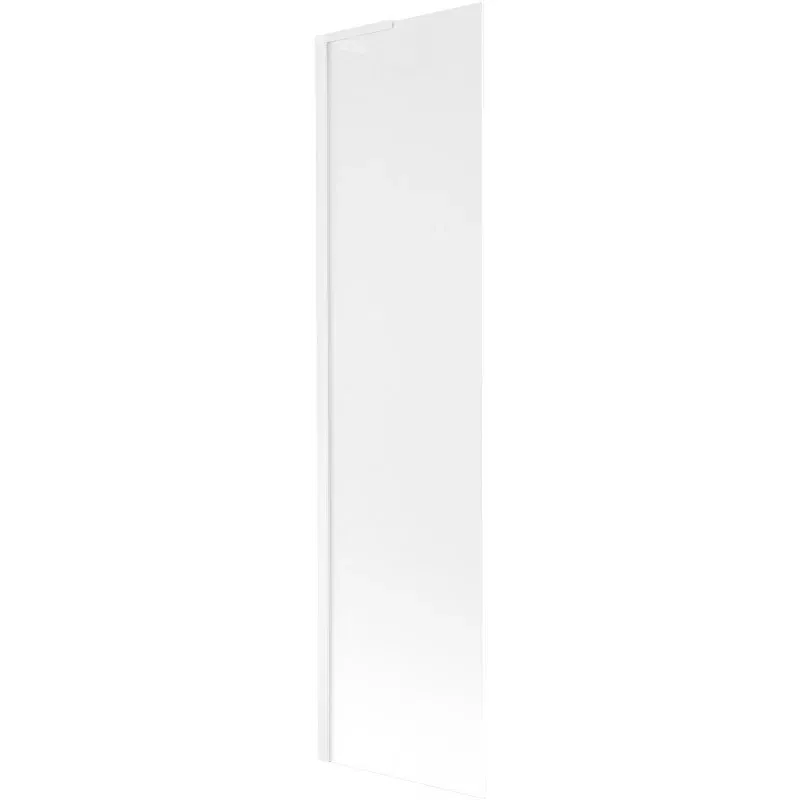 Mexen Next L Bath Screen 1-Panel 50 x 150 cm, Frosted, White - 895-050-000-03-30-20