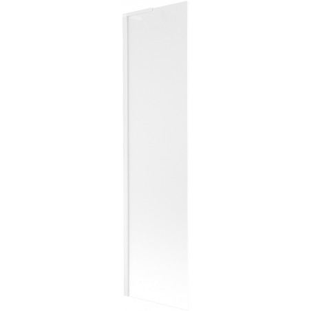 Mexen Next L bath screen 1-wing 50 x 150 cm, frost, white - 895-050-000-03-30-20