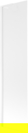 Mexen Next L bath screen 1-wing 50 x 150 cm, frost, white - 895-050-000-03-30-20