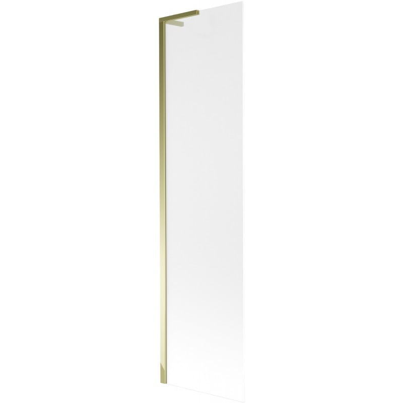 Mexen Next L Bath Screen Single-Panel 50 x 150 cm, Frosted, Gold - 895-050-000-03-30-50