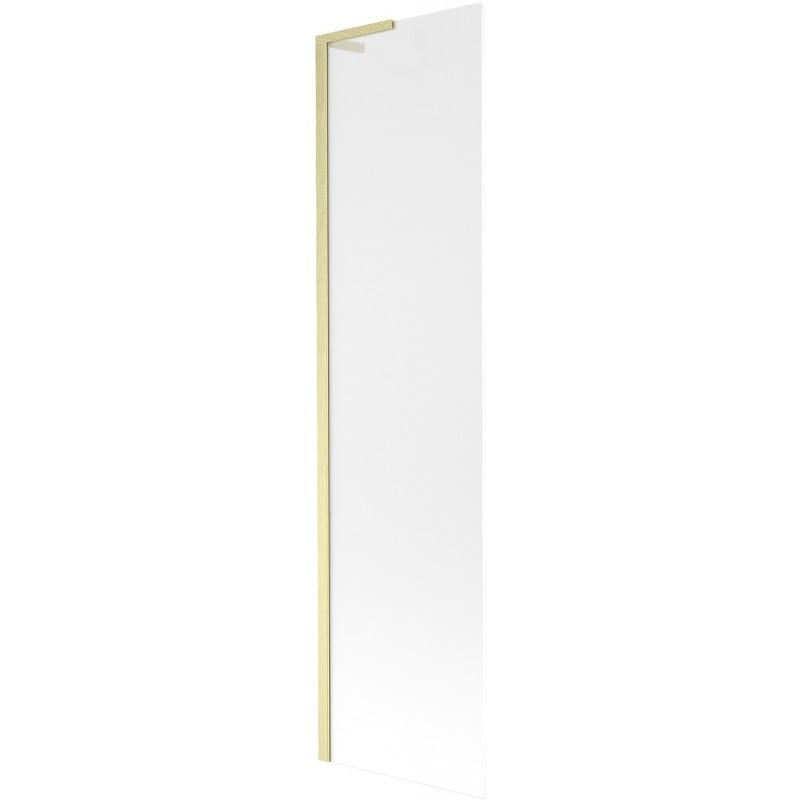 Mexen Next L 1-winged bath screen 50 x 150 cm, frosted, brushed gold - 895-050-000-03-30-55