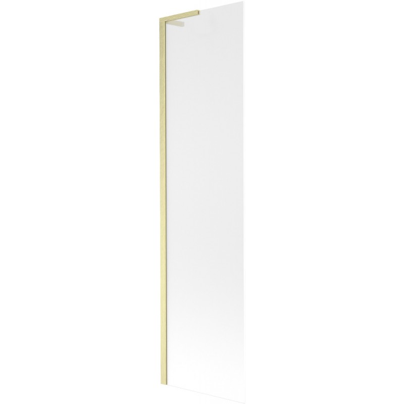 Mexen Next L bathtub screen 1-wing 50 x 150 cm, frost, brushed gold - 895-050-000-03-30-55