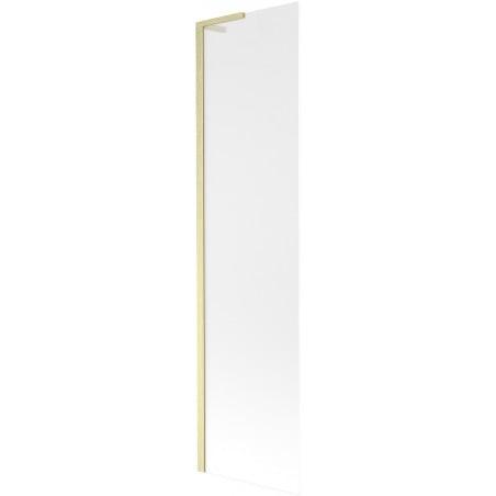 Mexen Next L 1-winged bath screen 50 x 150 cm, frosted, brushed gold - 895-050-000-03-30-55