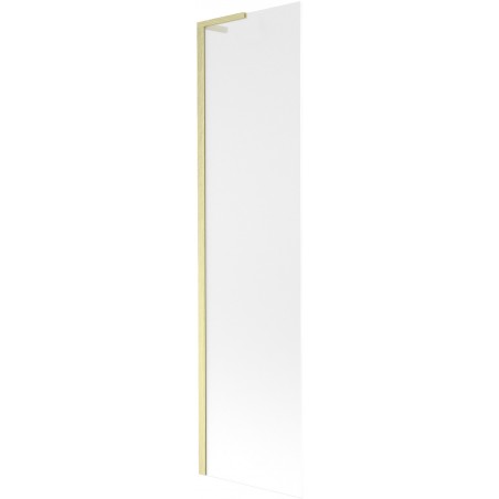 Mexen Next L bathtub screen 1-wing 50 x 150 cm, frost, brushed gold - 895-050-000-03-30-55