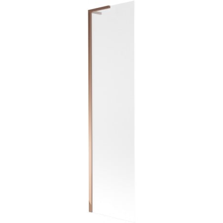 Mexen Next L Bath Screen Pivot 50 x 150 cm, Frosted, Rose Gold - 895-050-000-03-30-60
