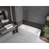 Mexen Next L Bathtub Screen 1-Panel 50 x 150 cm, Frosted, Brushed Copper - 895-050-000-03-30-65