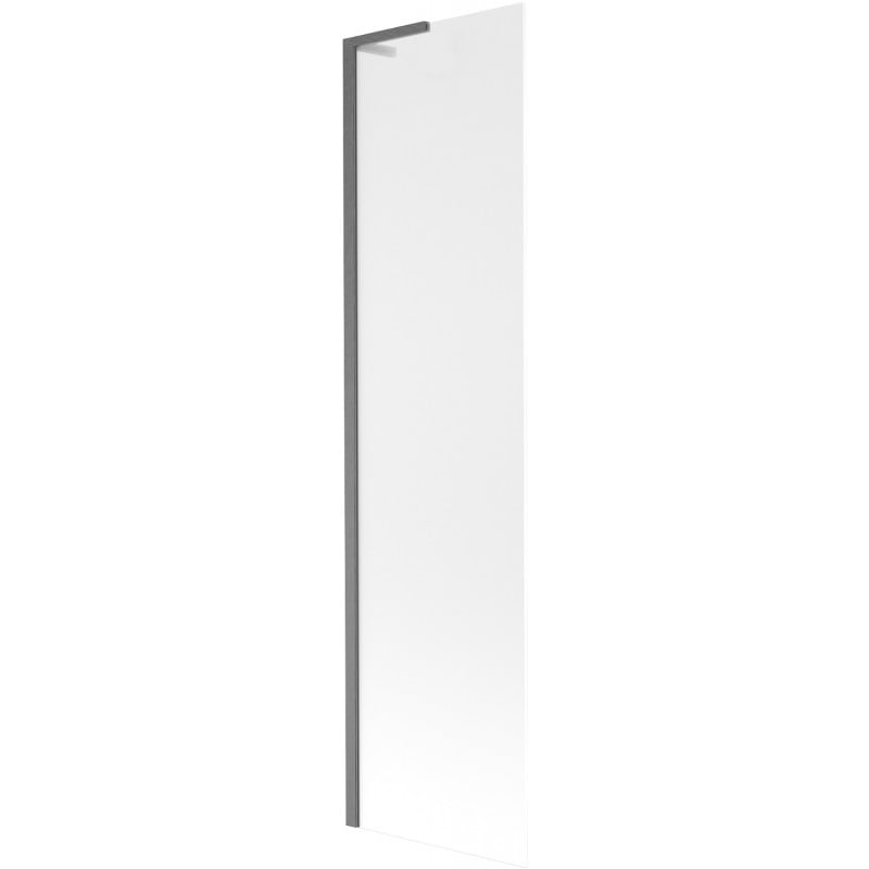 Mexen Next L bath screen 1-wing 50 x 150 cm, frost, brushed gun gray - 895-050-000-03-30-66