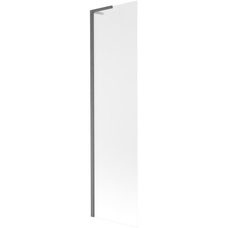 Mexen Next L Bathtub Screen 1-Panel 50 x 150 cm, Frosted, Brushed Gun Gray - 895-050-000-03-30-66