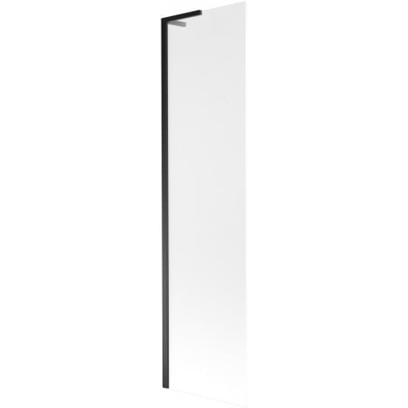Mexen Next L Bathtub Screen 1-Panel 50 x 150 cm, Frosted, Black - 895-050-000-03-30-70