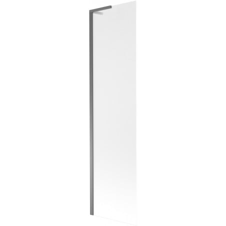 Mexen Next L Bathtub Screen 1-Leaf 50 x 150 cm, Frosted, Gun Metal - 895-050-000-03-30-95