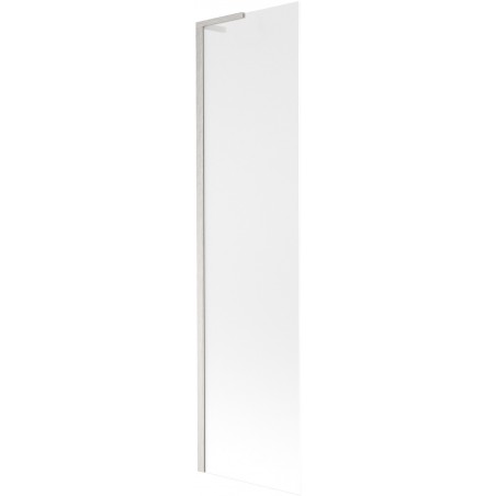 Mexen Next L Bathtub Screen 1-Panel 50 x 150 cm, Frosted, Brushed Nickel - 895-050-000-03-30-97