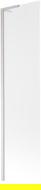 Mexen Next L Bathtub Screen 1-Panel 50 x 150 cm, Frosted, Brushed Nickel - 895-050-000-03-30-97