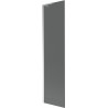 Mexen Next L Bath Screen 1-wing 50 x 150 cm, Graphite, Chrome - 895-050-000-03-40-01