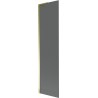 Mexen Next L bathtub screen 1-wing 50 x 150 cm, graphite, gold - 895-050-000-03-40-50