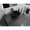 Mexen Mira glass countertop sink 42 x 42 cm, black - 24124270