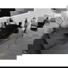 Mexen Mira glass worktop washbasin 42 x 42 cm, Black - 24124270