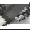 Mexen Next L Bath Screen 1-Panel 50 x 150 cm, Graphite, Brushed Gold - 895-050-000-03-40-55