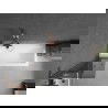 Mexen Next L, single-panel bathtub screen 50 x 150 cm, graphite, rose gold - 895-050-000-03-40-60
