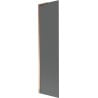 Mexen Next L, single-panel bathtub screen 50 x 150 cm, graphite, rose gold - 895-050-000-03-40-60