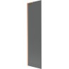 Mexen Next L 1-panel Bathtub Screen 50 x 150 cm, Graphite, Brushed Copper - 895-050-000-03-40-65