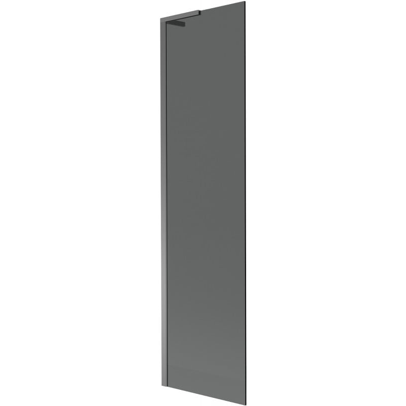 Mexen Next L Bathtub Screen 1-Panel 50 x 150 cm, Graphite, Gun Metal - 895-050-000-03-40-95