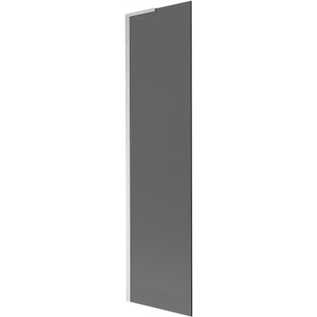 Mexen Next L Bathtub Screen 1-Panel 50 x 150 cm, Graphite, Brushed Nickel - 895-050-000-03-40-97