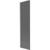 Mexen Next L Bathtub Screen 1-Panel 50 x 150 cm, Graphite, Brushed Nickel - 895-050-000-03-40-97
