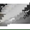 Mexen Kioto+ Walk-in Shower Wall with Shelf 140 x 200 cm, Black Pattern, White - 800-140-121-20-70