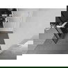 Mexen Kioto+ shower wall with shelf Walk-in 90 x 200 cm, black pattern, white - 800-090-121-20-78