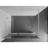 Mexen Kioto+ Walk-in Shower Wall with Shelf 140 x 200 cm, Mirror, White - 800-140-121-20-50