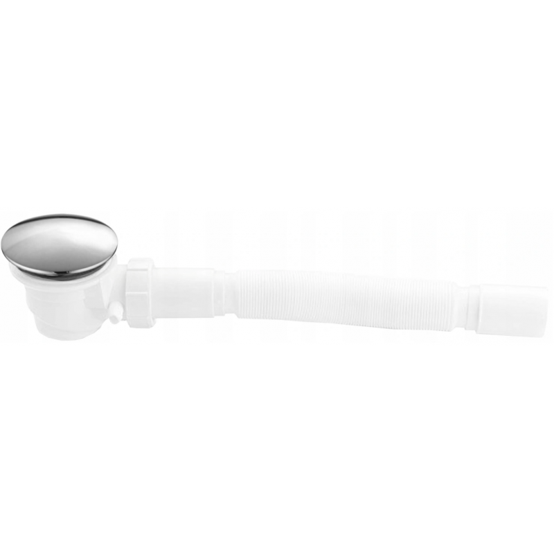 Mexen shower tray siphon with sediment trap, chrome - 49000-00