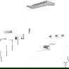 Mexen Fall concealed shower set, chrome - 7602-04-00