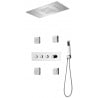 Mexen Soler concealed shower set, chrome - 7601-04-00