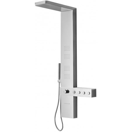 Mexen Natan shower panel with spout, chrome - 7626-04-00