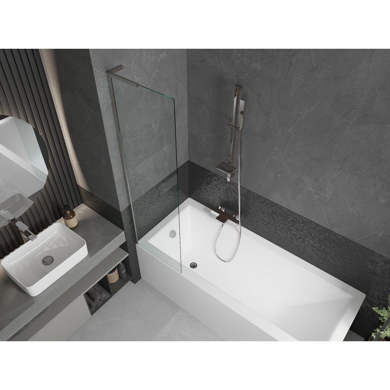 Mexen Next L Bath Screen 1-winged 50 x 150 cm, transparent, chrome - 895-050-000-03-00-01