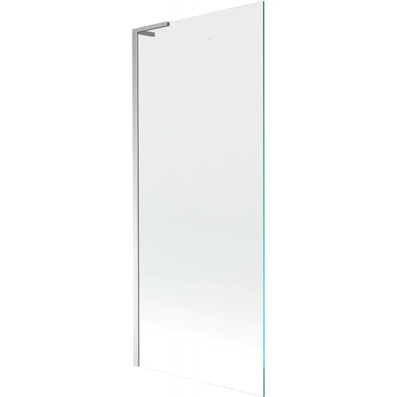 Mexen Next L Bath Screen 1-Panel 80 x 150 cm, Clear, Chrome - 895-080-000-03-00-01