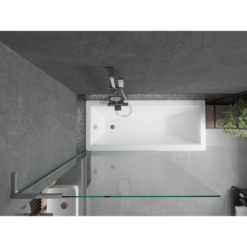 Mexen Next L 1-panel shower screen 100 x 150 cm, transparent, chrome - 895-100-000-03-00-01