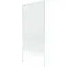Mexen Next L 1-panel shower screen 80 x 150 cm, transparent, white - 895-080-000-03-00-20