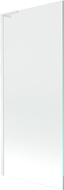 Mexen Next L bath screen 1-wing 80 x 150 cm, transparent, white - 895-080-000-03-00-20