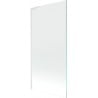 Mexen Next L Bathtub Wall 1-Panel 90 x 150 cm, Transparent, White - 895-090-000-03-00-20