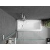 Mexen Next L single-panel shower screen 100 x 150 cm, transparent, white - 895-100-000-03-00-20