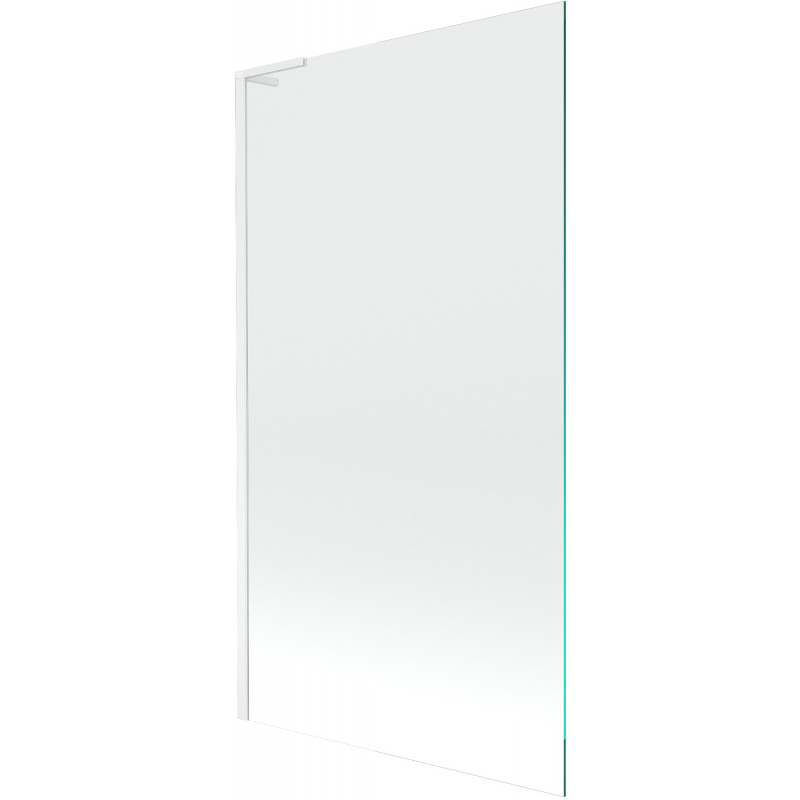 Mexen Next L single-panel shower screen 100 x 150 cm, transparent, white - 895-100-000-03-00-20