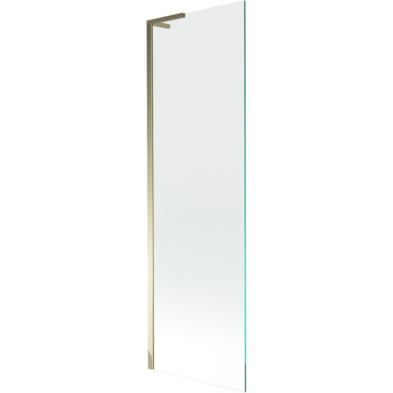 Mexen Next L single-wing bathtub panel 60 x 150 cm, transparent, gold - 895-060-000-03-00-50